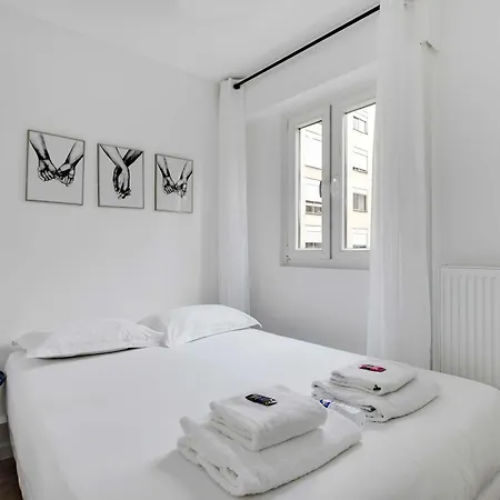 Apartment Bright 1 Bdr 4 P Republique-belleville Paris