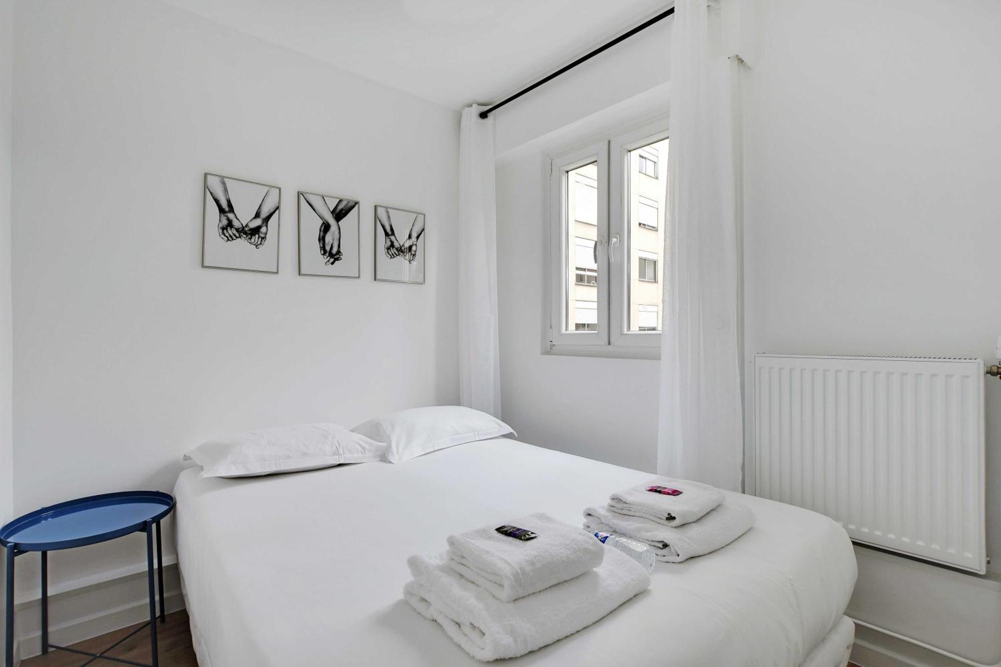 Apartment Bright 1 Bdr 4 P Republique-belleville Paris